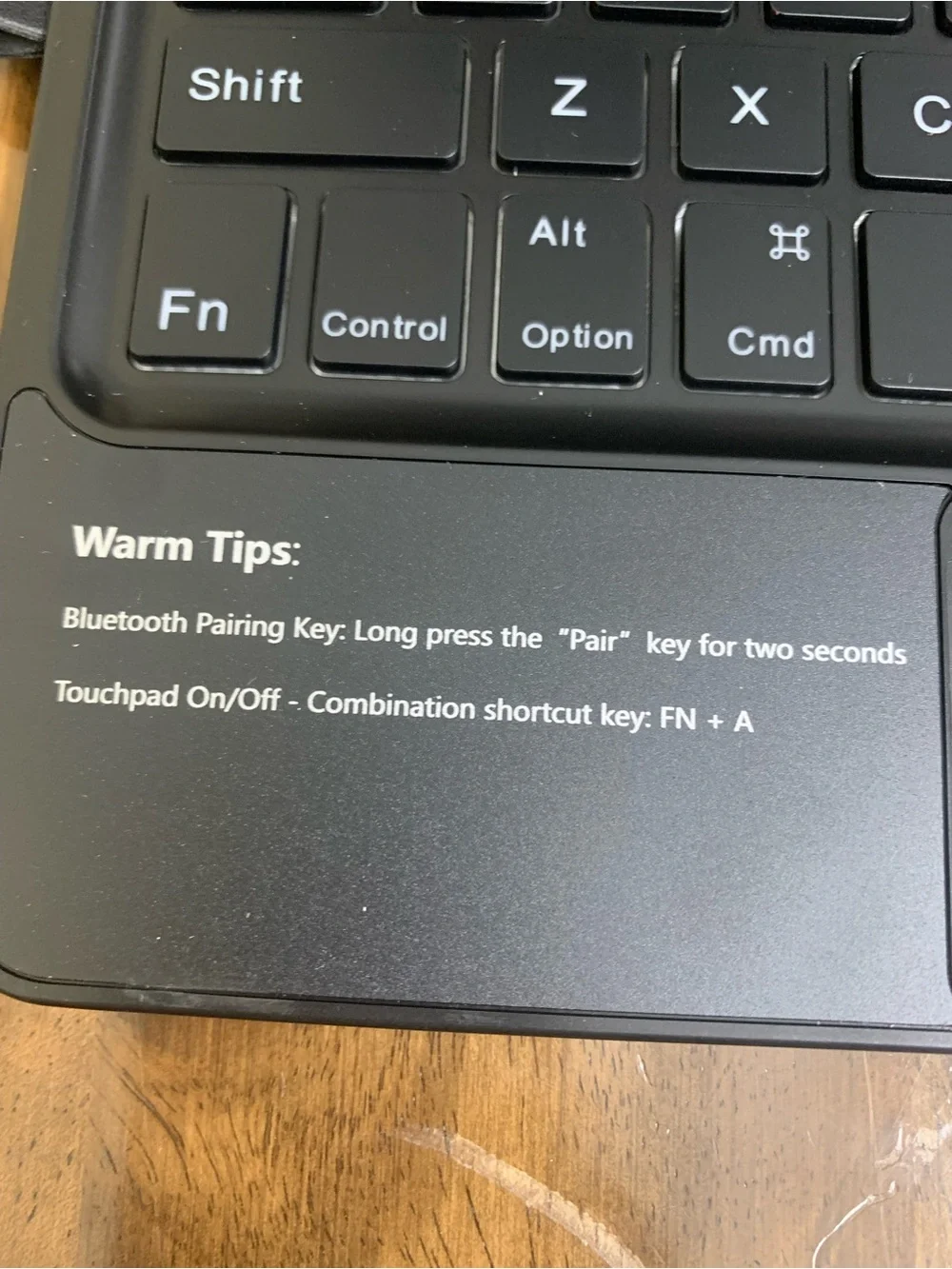 Black Bluetooth Keyboard Case for Tablet/ iPad